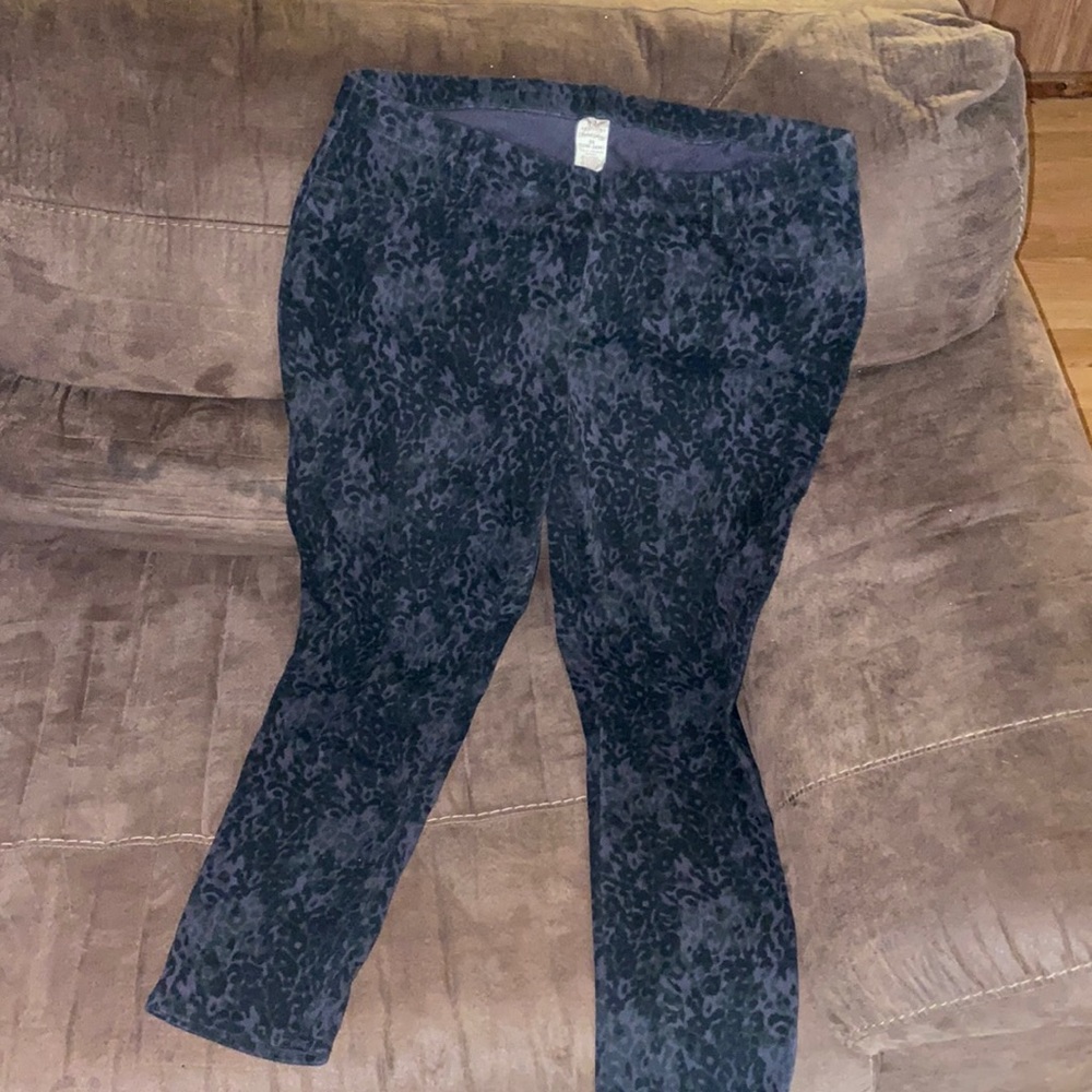 Woman’s plus size faded glory leopard print leggings 3xl